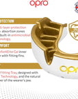 OPRO Gold Level For Barn - Hvit/Gull