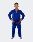 V7 BJJ GI + GRATIS HVITT BELTE | Blå