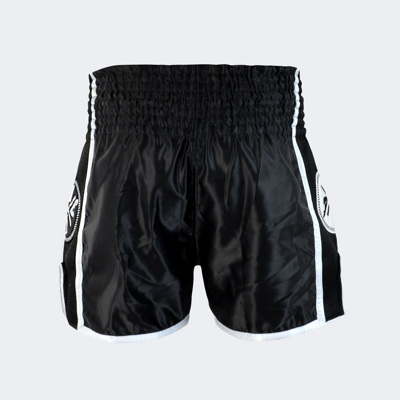 Svart / Hvit CRNR Muay Thai Shorts