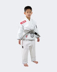 V6 BJJ Gi for barn - Hvit