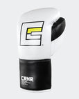 Pro Lace Up Boxing Gloves - White