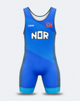 NOR Wrestling Singlet - Blue
