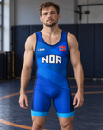 NOR Wrestling Singlet - Blue