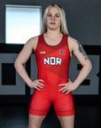 NOR Wrestling Singlet - Red