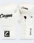 Cream TJ1 Boxing Gloves | White