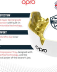 OPRO Instant Custom Fit Mouthguard - White