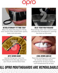 OPRO Hvit Gull Tannbeskytter - For tannregulering