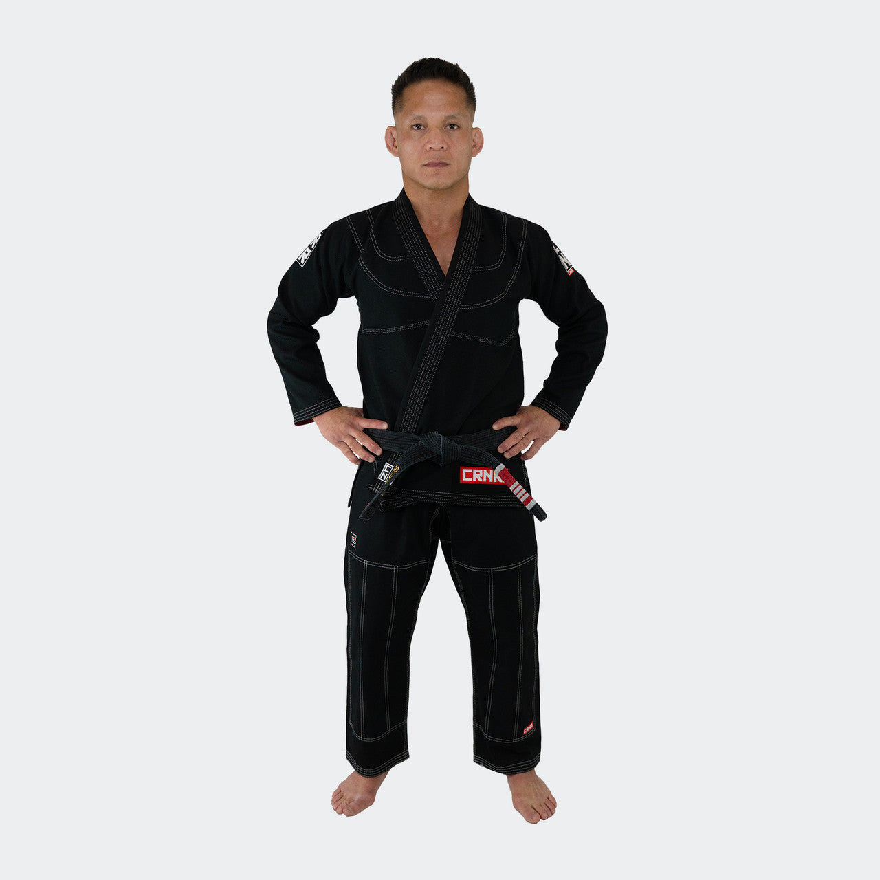 V7 BJJ GI + GRATIS HVITT BELTE | Svart