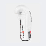 Hvite lace boksehansker fra Combat Corner HMIT