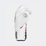 Hvite lace boksehansker fra Combat Corner HMIT