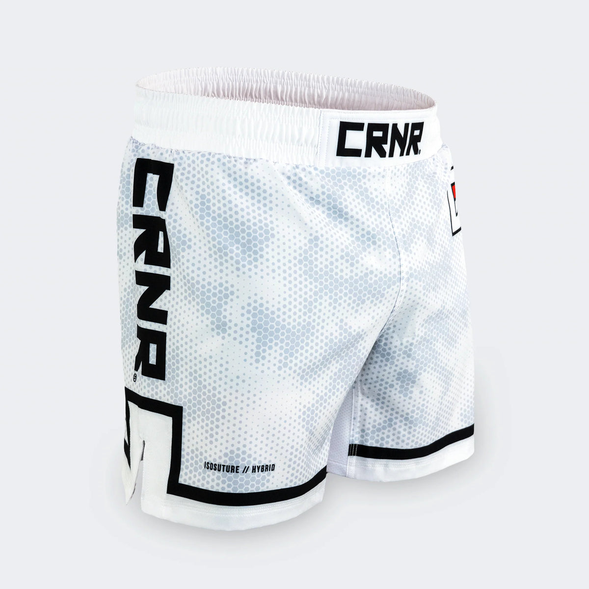 ISOSUTURE Hybrid Fight Shorts - White