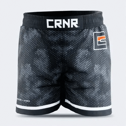 ISOSUTURE Hybrid Fight Shorts - Svart