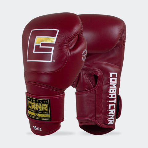 boksehansker i maroon farge fra combat corner norge 