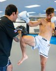 ISOSUTURE Hybrid Fight Shorts - White