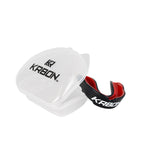 Multi-Layer Mouthguard Raised Molar Pads Custom Fit Boil and Bite Design Includes Vented Storage Case Ages 10 & Under