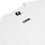 Hvit combat corner t-skjorte 