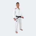 hvit v6 bjj gi fra combat corner norge